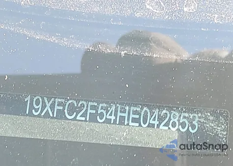 2017 Honda Civic Lx из США, поврежденный, VIN 19XFC2F54HE042853